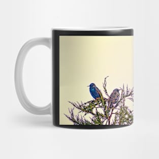 A Starling Couple Mug